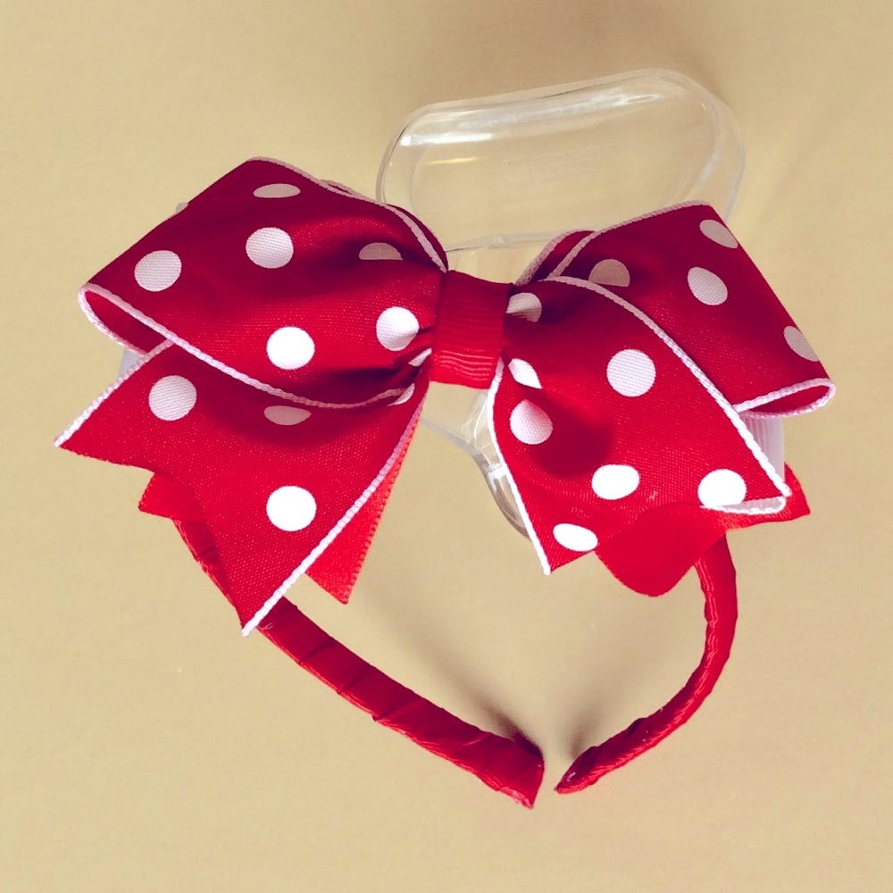 Red Polka Dot Hairband